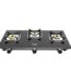 Preethi Silverin 3 Burner Glass Top Gas Stove, Manual Ignition(GTS426)