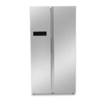 Kelvinator 562L Side by Side Refrigerator (KRS-1570RNVHST, Hairline Silver)