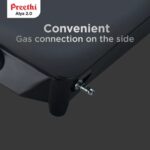 Preethi Alya 3 Burner Glass Top Gas Stove ,Manual Ignition (GTS413) - Image 4