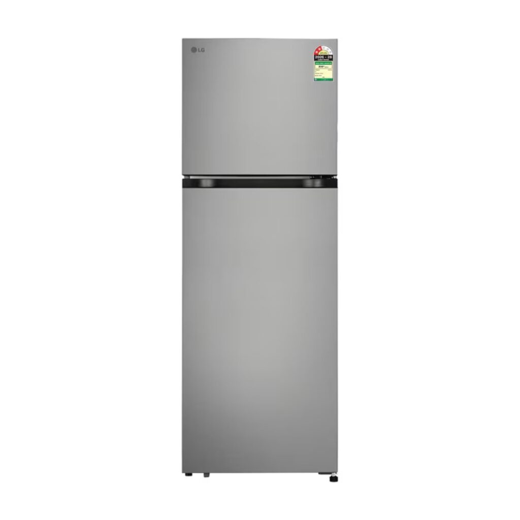 LG 251L 2 Star Convertible Double Door Refrigerator (GLT2526XWPZ, Shiny Steel)