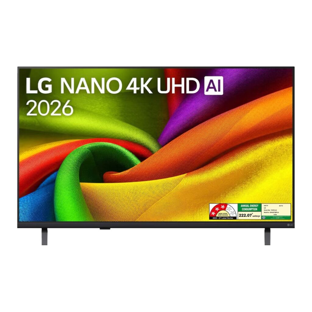 LG 164cm (65 Inch) NANO 4K UHD AI LED Smart TV, 2026 Model (65NU875BPLA)