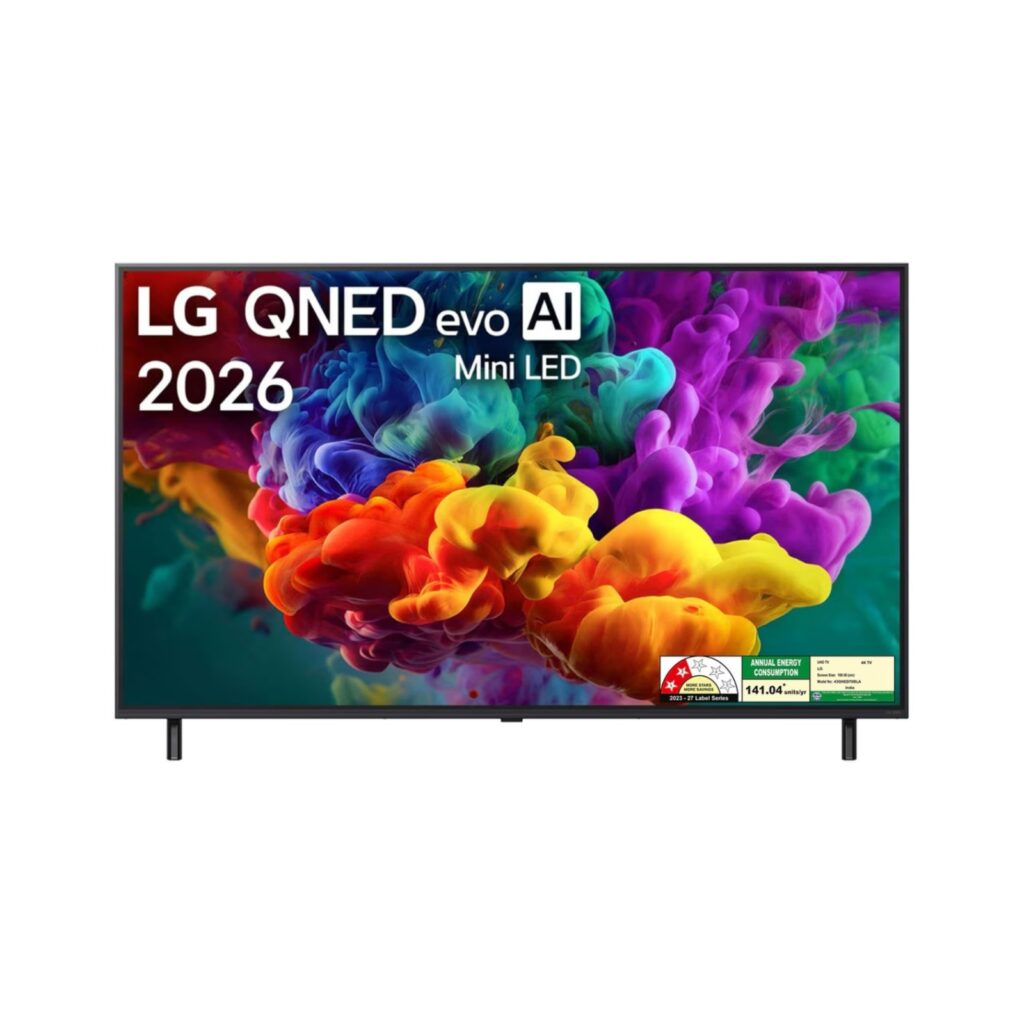 LG 108cm (43 Inch) 4K QNED MiniLED Smart TV ,2026 Model (43QNED70BLA)
