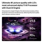 LG 164cm (65 Inch) 4K OLED Smart TV with Dolby Vision & Atmos , 2026 Model (OLED65G6PLA) - Image 5