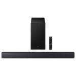 Samsung B-series Soundbar 300W 2.1ch with HDMI ARC (HW-B450F, Titan Black)