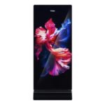 Haier 190L 5 Star Direct Cool Single Door Refrigerator with Base Drawer (HRD-2115PWGA-N, Wave Glass)