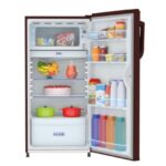 Haier 165L 1 Star Single Door Refrigerator Red Mono (HRD-1851BBRA-P, Red Mono)
