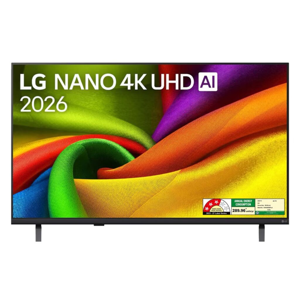 LG 189cm (75 Inch) NANO 4K UHD AI Smart TV (75NU880BPLA)