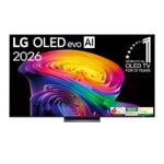 LG 139cm (55 Inch) OLED evo AI 4K Smart TV with α11 AI Processor Gen3, with Dolby Vision & Atmos (OLED55C6PLA)