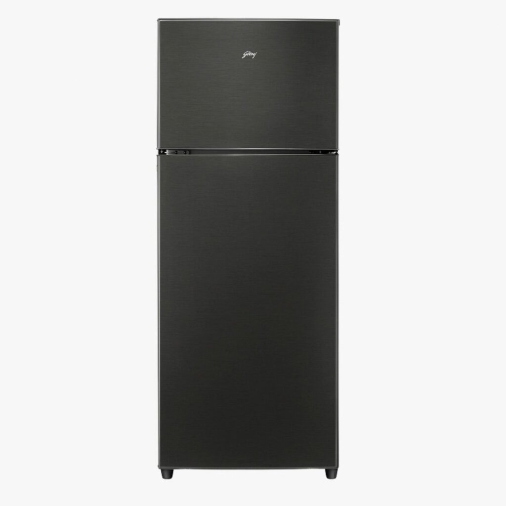Godrej 244 L 2 Star Convertible Frost Free Double Door Refrigerator (RT EONVALOR 280BN RI FS ST, Fossil Steel)
