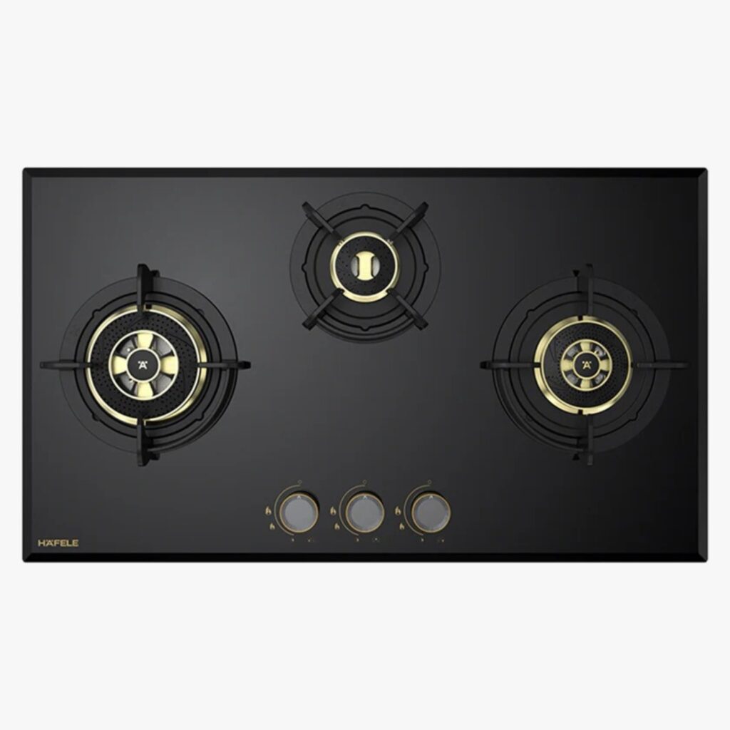 Hafele 78cm 3 Burner Altius Plus 378 fully Sealed Hob