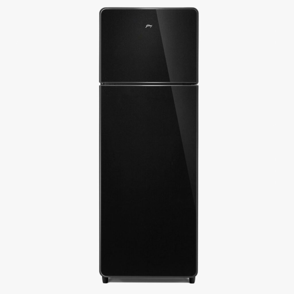 Godrej 272 L 2 Star Frost Free Double Door Refrigerator (RT EONCRYSTAL 310BN RI OB, Onyx Black)