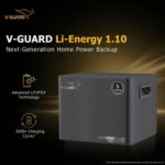 V-Guard Li-Energy 1.10 12.8V /100 Ah Lithium-Ion Battery for home, shops and offices| 1.28kWh Energy | Inbuilt BMS for Overall Protection - Image 5