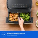Philips 7.1L Dual Basket Digital Air Fryer With 10-in-1 Cooking (NA154/00) - Image 2