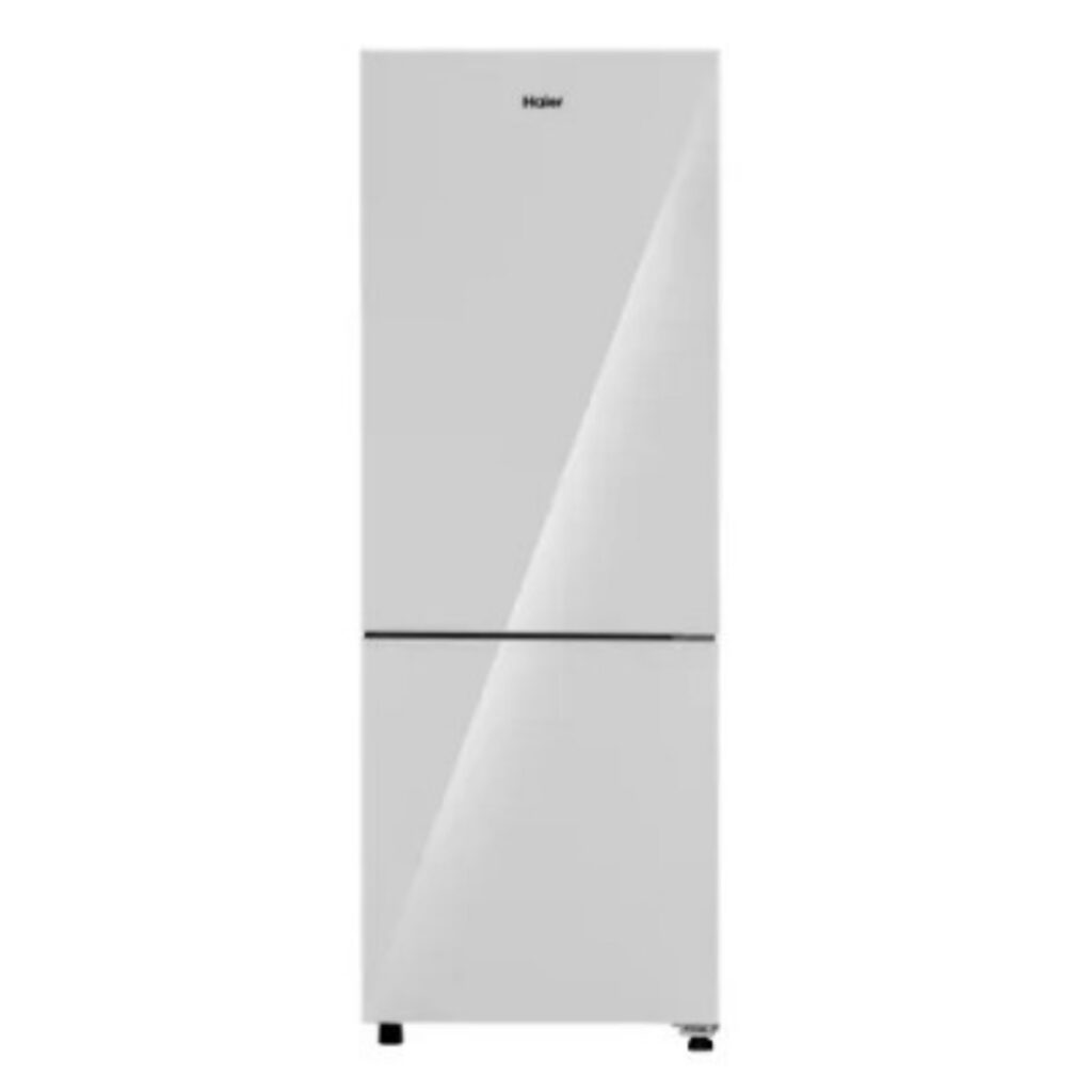 Haier 237 L 2 Star Frost Free Bottom Mount Refrigerator (HRB-2872EMGA-P, Mirror Glass)