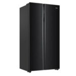 Haier 602 L 3 Star 2-Door Side by Side Wi-Fi Refrigerator (HRS-682KGU1, Black Glass) - Image 2