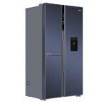Haier 592 L 3 Star Convertible 3 Door Side by Side Wi-Fi Refrigerator Water Dispenser (HRT-683WGKU1, Graphite Black) - Image 2