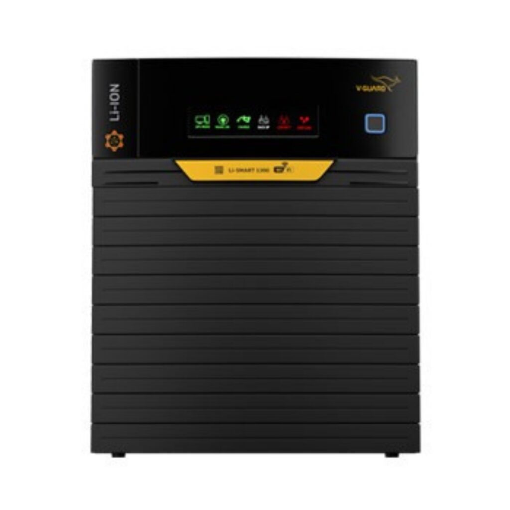 V-Guard Li-Smart 1300 Inverter with In-Built Li-ion Battery & App Control Li-Smart Pure Sine Wave Inverter (1050 VA)