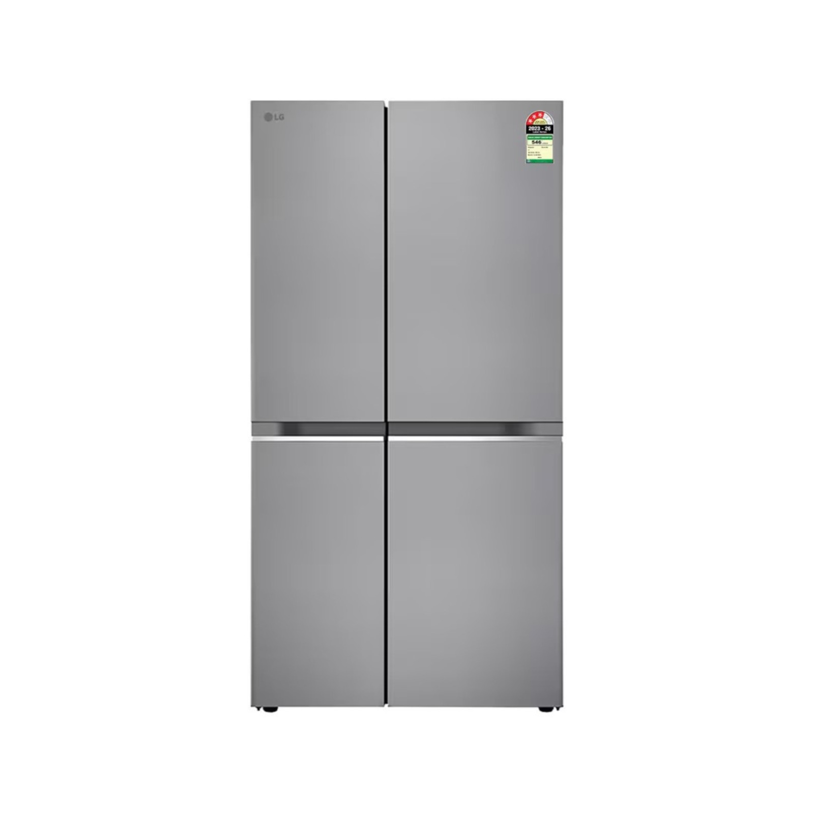 WhatsApp Image 2026-10-28 at 4.32.20 PM (1) LG 650L 3 Star Convertible Side by Side Refrigerator, Door Cooling+ (GL-B257HPZ3, Shiny Steel)