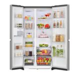 LG 650L 3 Star Convertible Side by Side Refrigerator, Door Cooling+ (GL-B257HPZ3, Shiny Steel) - Image 5