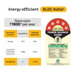 Atomberg Ikano BLDC 35W Ceiling Fan 1200mm (Gloss White) - Image 2